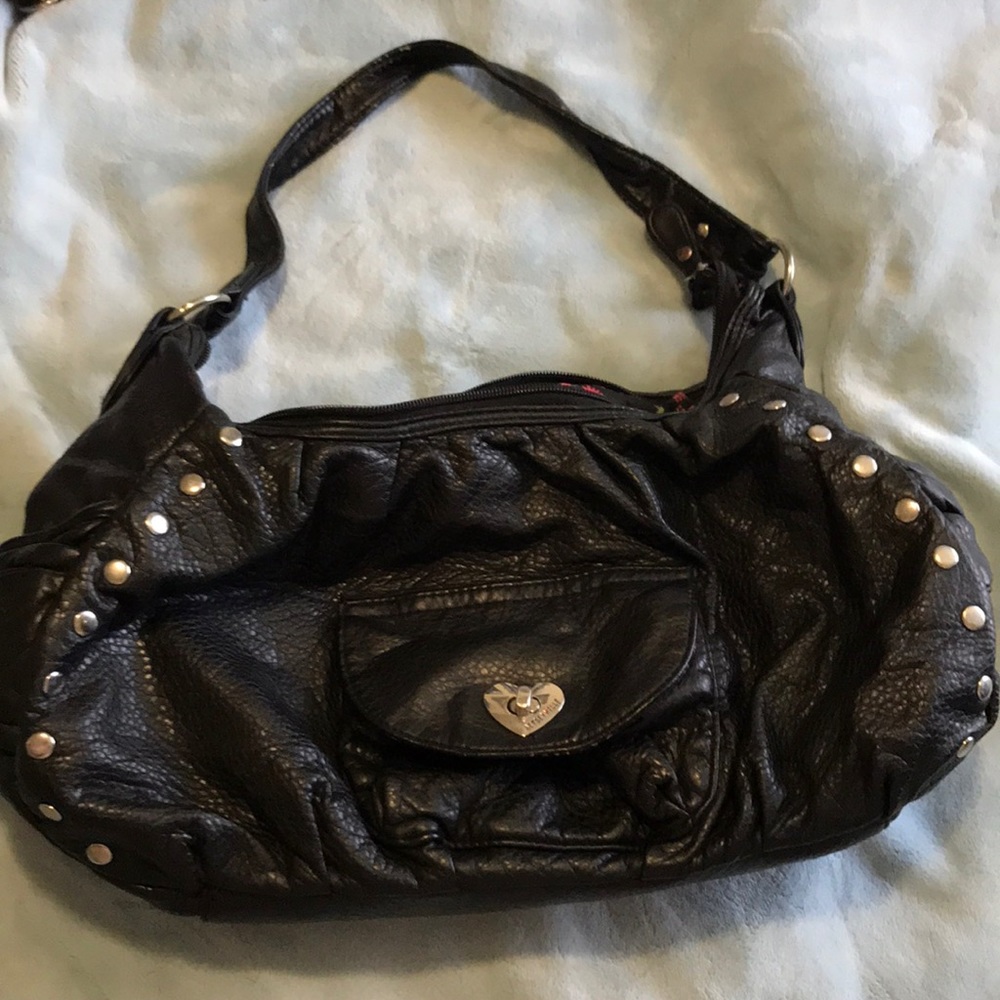 Betsy Johnson Black Purse.